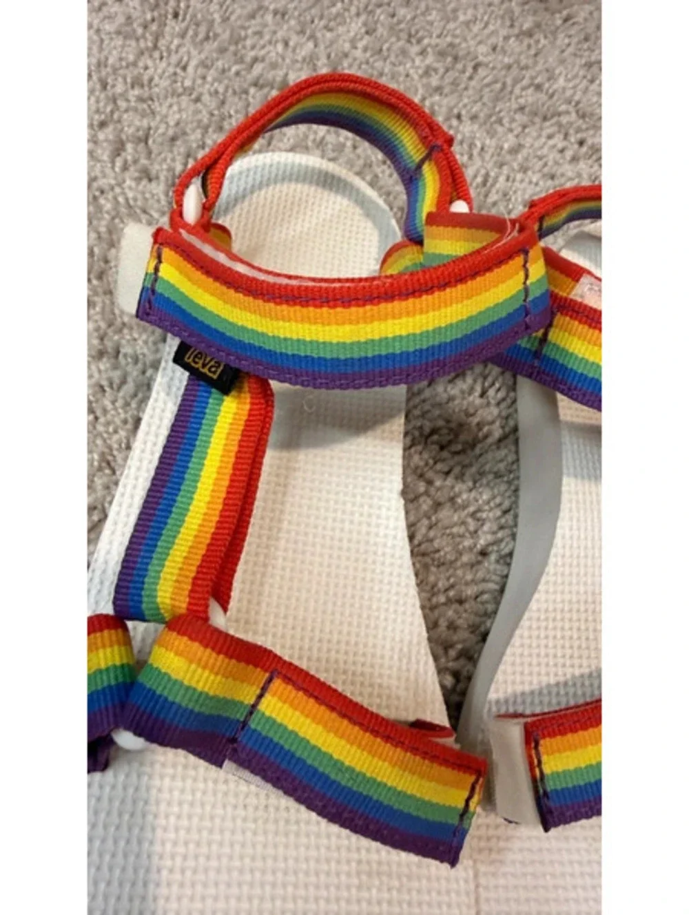 Teva Original Universal Rainbow Pride Platform Sandals Women’s Size 7